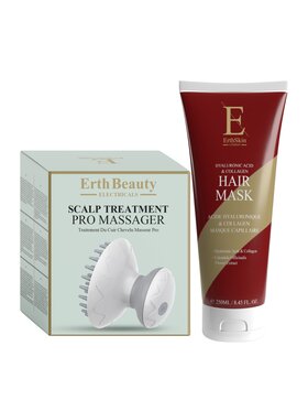 Erthskin London Erthskin London Maska Do Włosów + Masażer Scalp Treatment Pro Zestaw do pielęgnacji włosów