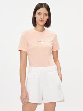 Calvin Klein Jeans Calvin Klein Jeans Póló J20J221426 Rózsaszín Regular Fit
