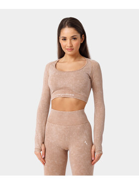 Carpatree Carpatree Top Yasmine top Beżowy Fitted Fit