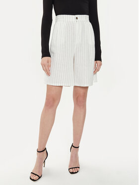ONLY ONLY Bermuda nadrág Caro 15278792 Fehér Loose Fit