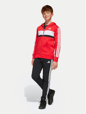 adidas adidas Jogginganzug Seasonal Essentials Tiberio 3-Stripes JC7522 Rot Regular Fit