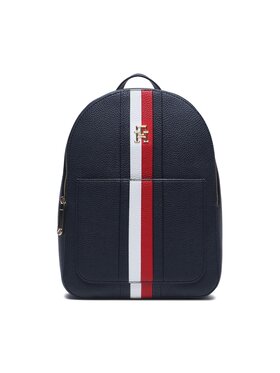 Tommy Hilfiger Tommy Hilfiger Nahrbtnik Th Emblem Backpack Corp AW0AW14216 Mornarsko modra