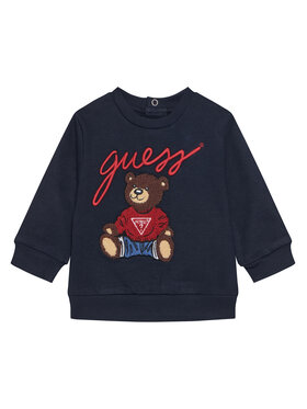 Guess Guess Bluza H5YT00 KAX74 Granatowy Regular Fit