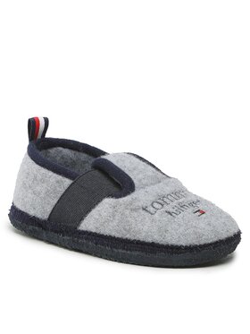 Tommy Hilfiger Tommy Hilfiger Kapcie Indoor Slipper T1B1-32552-1506 Szary