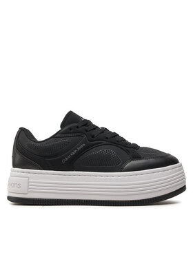 Calvin Klein Jeans Calvin Klein Jeans Tenisice Bold Platf Low Lace Mix In Mtl YW0YW01471 Crna