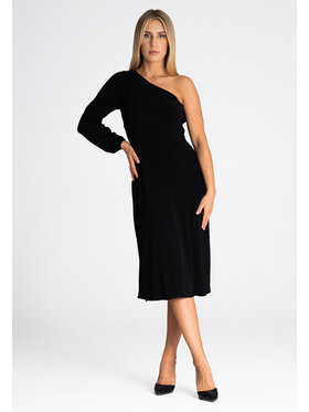 FIGL FIGL Sukienka M962 Czarny Regular Fit
