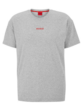 Hugo Hugo T-Shirt Linked 50480246 Szary Comfort Fit
