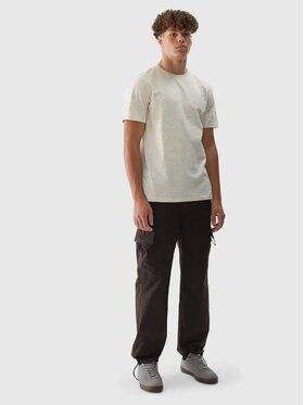 4F 4F Spodnie outdoor 4FWAW24TTROM084-80S Brązowy Regular Fit