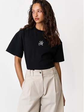 La Mania La Mania T-Shirt HOLT Czarny Basic Fit
