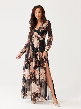 Roco Fashion Roco Fashion Sukienka koktajlowa Alessia Kolorowy Regular Fit