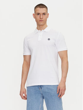 Timberland Timberland Polo TB0A6VDP Biały Regular Fit