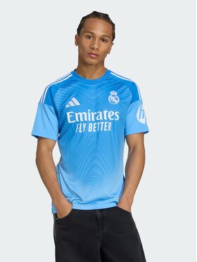 adidas adidas Koszulka techniczna Real Madrid 25/26 Home Goalkeeper Jersey Błękitny Slim Fit
