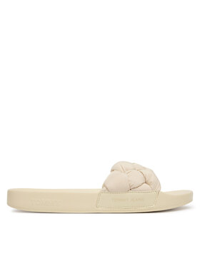 Tommy Jeans Tommy Jeans Šlepetės Tjw Braided Slides EN0EN02975 Écru