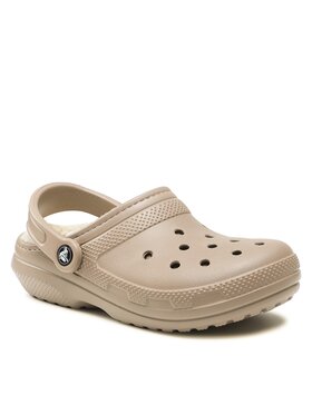 Crocs Natikače Crocs Classic Lined Clog 203591 Bež