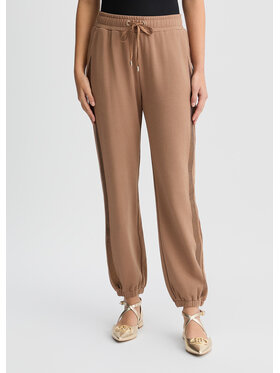 Liu Jo Liu Jo Pantaloni di tessuto TA5051FS000X0675 Marrone Regular Fit