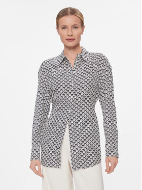 Tommy Hilfiger Tommy Hilfiger Košeľa Seal Aop Fluid Modern Shirt WW0WW40753 Čierna Regular Fit