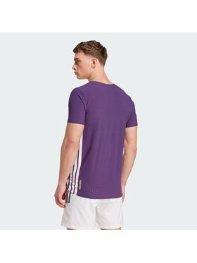 adidas adidas Koszulka techniczna 139237 Fioletowy Slim Fit