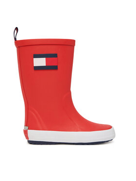 Tommy Hilfiger Tommy Hilfiger Cizme de cauciuc Flag Rain Boot T3XC-33923-0047 S Roșu