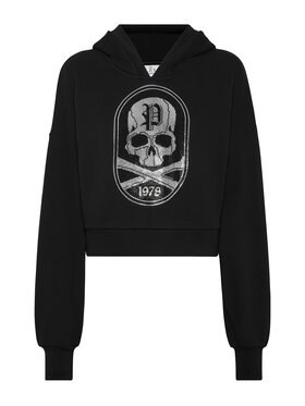 PHILIPP PLEIN PHILIPP PLEIN Mikina 14765 Čierna Regular Fit