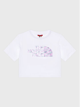 The North Face The North Face T-Shirt Crop Easy NF0A83EU Weiß Regular Fit