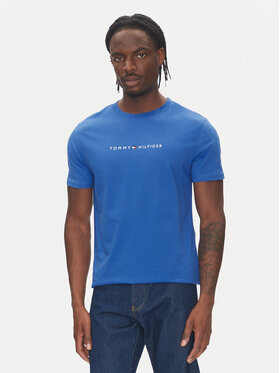 Tommy Hilfiger Tommy Hilfiger Tricou UM0UM03525 Albastru Regular Fit
