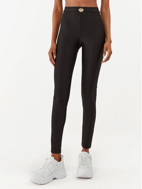 Just Cavalli Just Cavalli Leggings 75PAC103 Crna Slim Fit