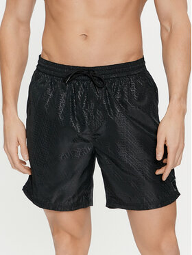 Guess Guess Спортни шорти F4GT05 WG292 Черен Regular Fit
