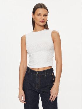 Guess Guess Halenka Ofelia W4GP52 KBYN0 Bílá Regular Fit