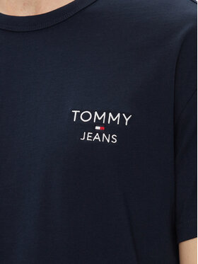 Tommy Jeans Majica DM0DM18872 Mornarsko Modra Regular Fit