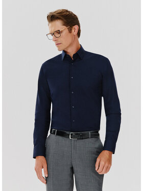 Pako Lorente Pako Lorente Koszula P24WF-1X-039 Granatowy Slim Fit