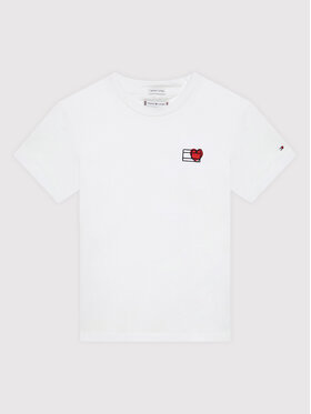 Tommy Hilfiger Tommy Hilfiger T-shirt Valentines Day KG0KG06788 Bijela Regular Fit