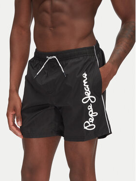 Pepe Jeans Pepe Jeans Pantaloncini da bagno Logo PMB10419 Nero Regular Fit