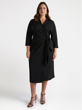 Fiorella Rubino Fiorella Rubino Sukienka wieczorowa 7041T001686N033 Czarny Slim Fit