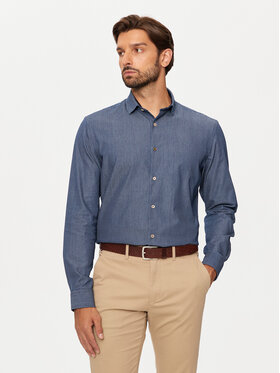 Pierre Cardin Pierre Cardin Koszula C6 41017.0349 Granatowy Modern Fit