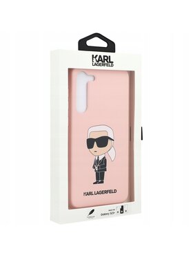 KARL LAGERFELD KARL LAGERFELD Etui na telefon Silicone Ikonik Różowe złocenie