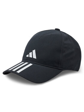 adidas adidas Czapka z daszkiem 3-Stripes AEROREADY Running Training Baseball Cap IC6520 Czarny