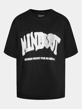 Mindout Mindout T-shirt Broken Heart Crna Boxy Fit