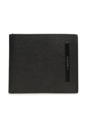Calvin Klein Calvin Klein Velká pánská peněženka Modern Metal Bifold 6Cc W/Coin K50K510586 Černá