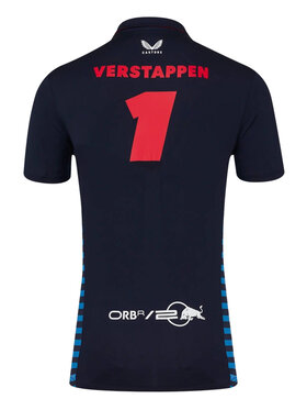 Red Bull Racing Red Bull Racing Polo Red Bull Racing F1 Max Verstappen 2024 Granatowy Regular Fit