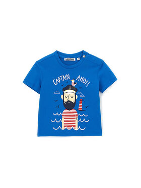 Original Marines Original Marines Tričko DFP0260NM Modrá Regular Fit