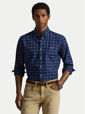 Polo Ralph Lauren Polo Ralph Lauren Cămașă 710P07186001 Bleumarin Custom Fit