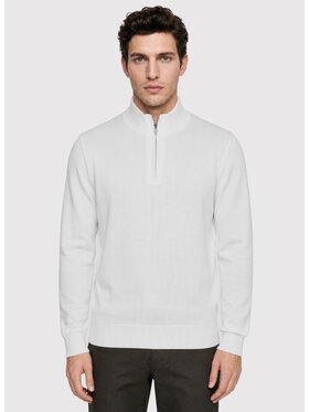 Pako Lorente Pako Lorente Sweter P26WF-2X-024 Biały Straight Fit