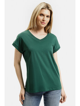 Cross Jeans Cross Jeans T-Shirt 56219-027 Zielony