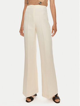 TWINSET TWINSET Pantaloni din material 241TT2104 Bej Wide Leg