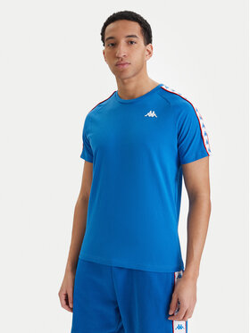 Kappa Kappa T-Shirt Banda Coen 303UV10 Modrá Slim Fit