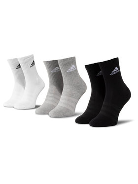 adidas adidas Sada 3 párů vysokých ponožek unisex Cush Crw 3Pp DZ9355 Bílá
