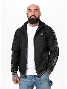 PITBULL PITBULL Kurtka przejściowa Kurtka Czarny Regular Fit