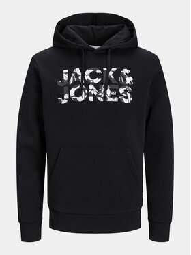 Jack&Jones Jack&Jones Bluza Jeff 12250682 Czarny Standard Fit