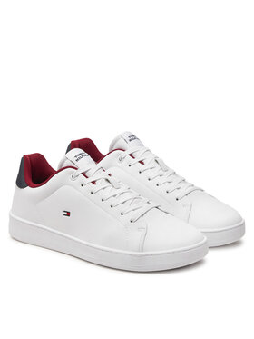 Tommy Hilfiger Superge Court Cupsole Leather Flag FM0FM05451 Bela