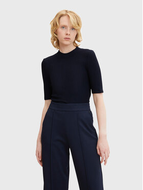 Tom Tailor Denim Tom Tailor Denim Блуза 1032836 Тъмносин Slim Fit